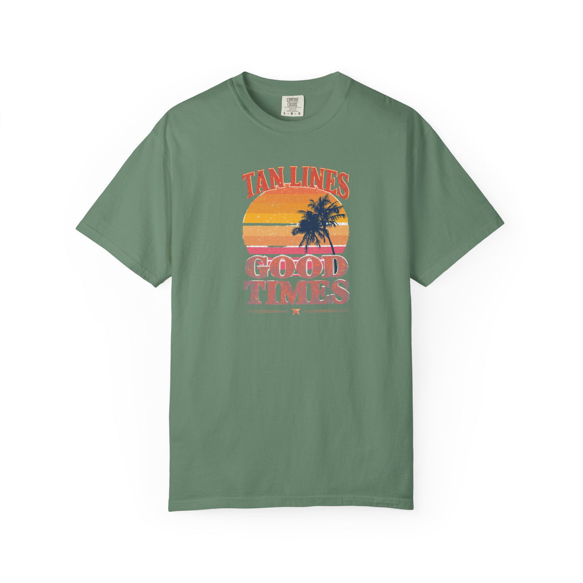 Unisex Garment-Dyed T-shirt, tan lines good times