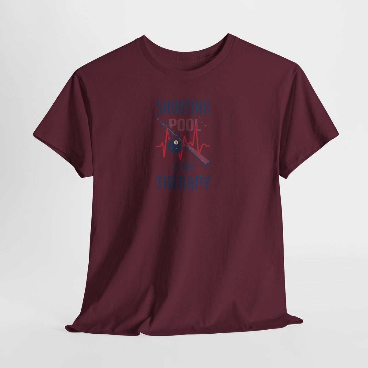 Unisex Heavy Cotton Tee, shooting pool