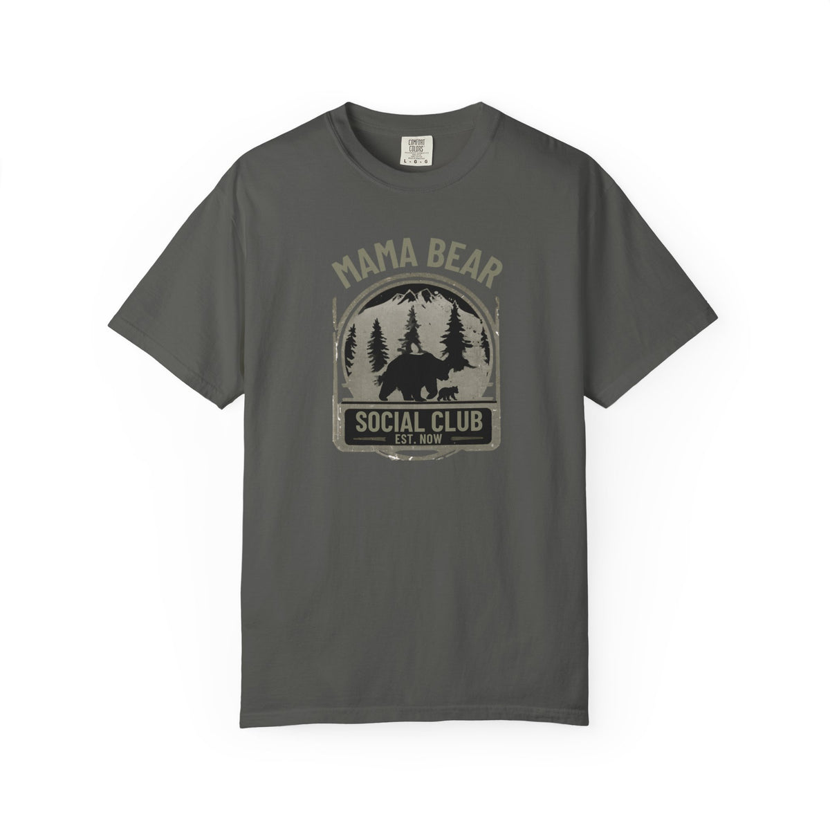 Unisex Garment-Dyed T-shirt, mama bear social club