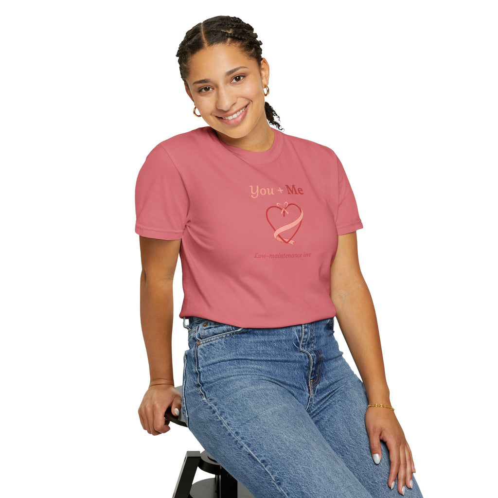 Unisex Garment-Dyed T-shirt, you And Me
