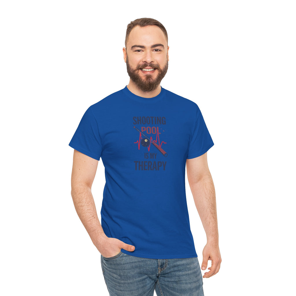 Unisex Heavy Cotton Tee, shooting pool