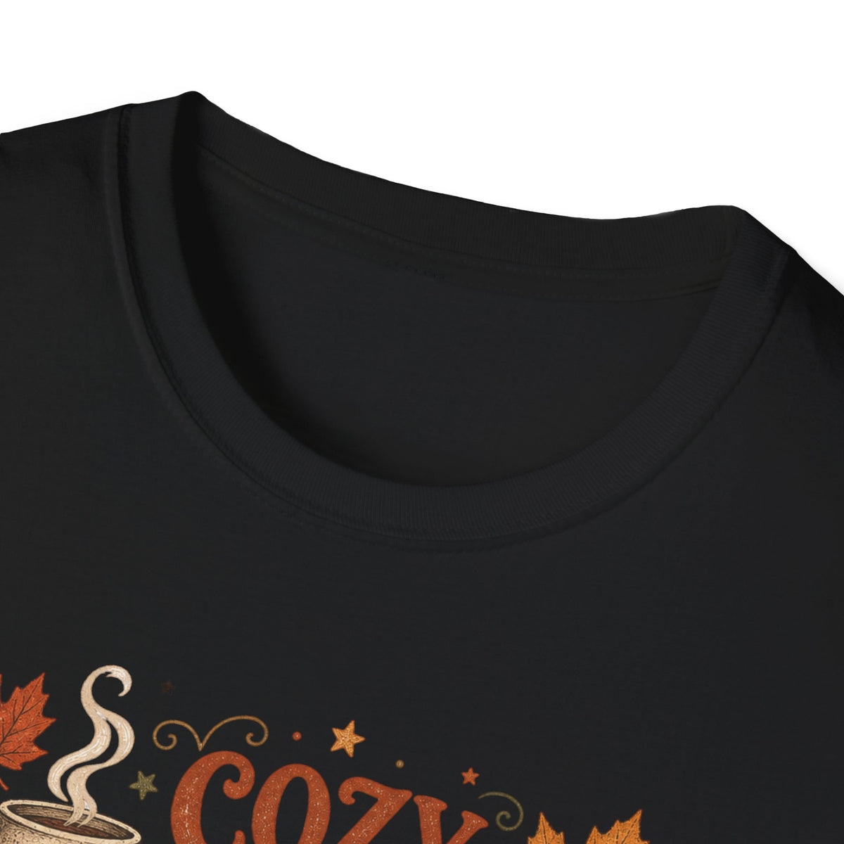 Unisex Softstyle T-Shirt, Cozy Reads and Football Season Shirt, Fall Book Lover Tee, Autumn Game Day Gift