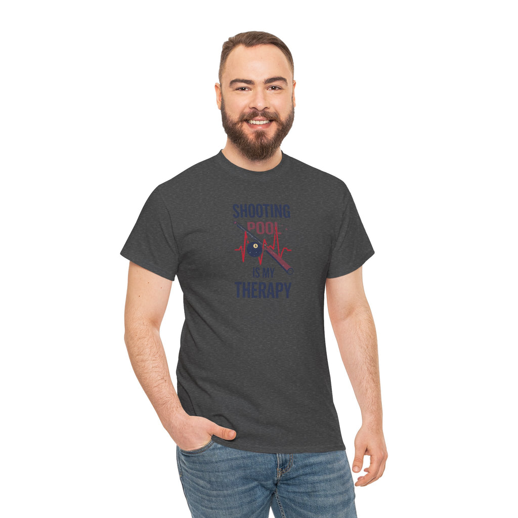 Unisex Heavy Cotton Tee, shooting pool