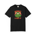Unisex Garment-Dyed T-shirt,Bodybuilder frog flexing.