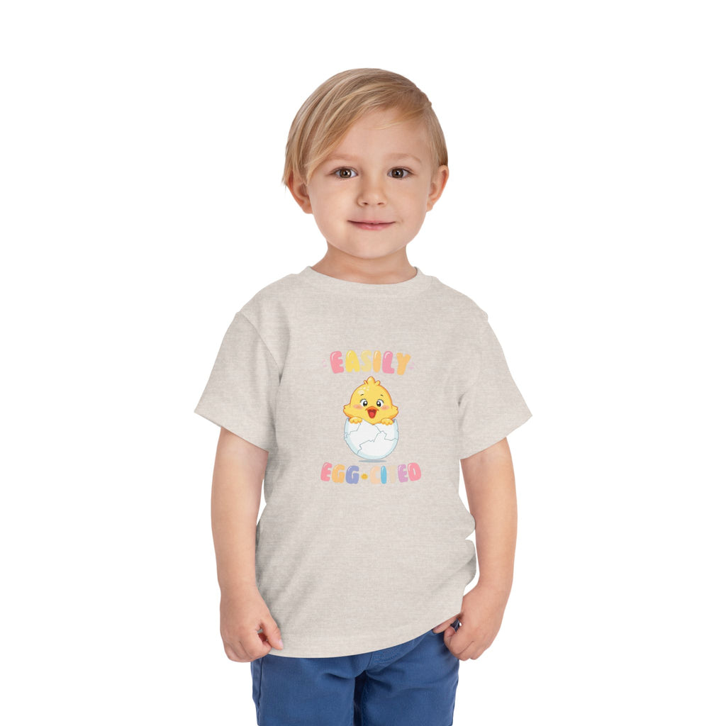 Toddler Short Sleeve Tee,easter chick shirt, egg pun shirt, funny easter shirt, cute chick tee