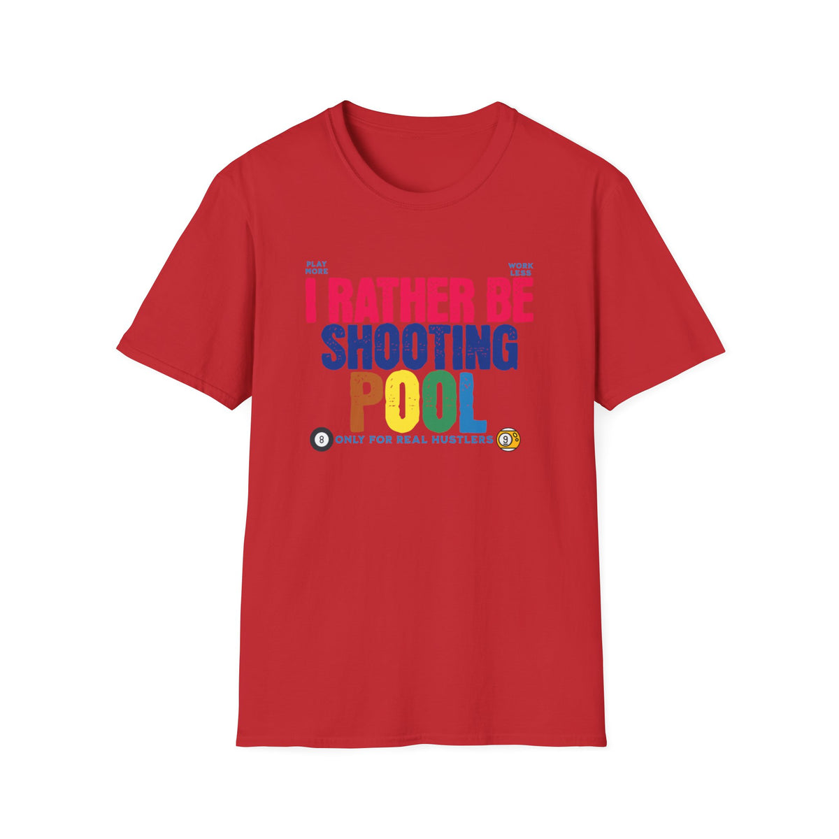 Unisex Softstyle T-Shirt, Pool player