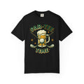Unisex Garment-Dyed T-shirt, unny Par-Tee Time Golf Beer Shirt, Golf Lover Gift, Drinking and Golfing T-Shirt