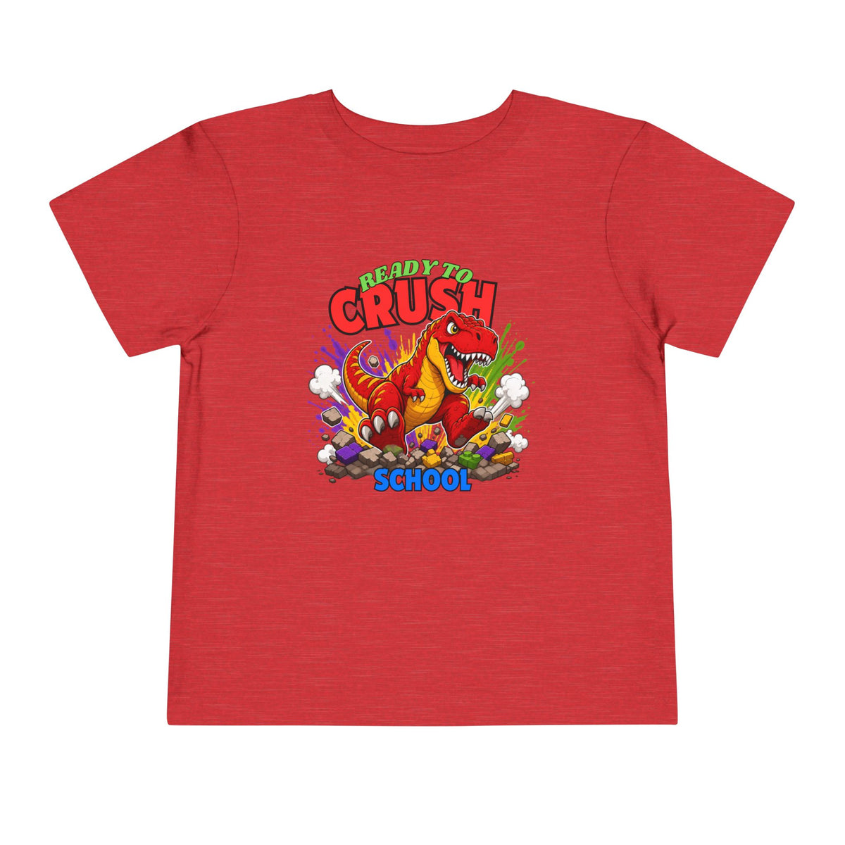 Toddler Short Sleeve Tee, t-rex