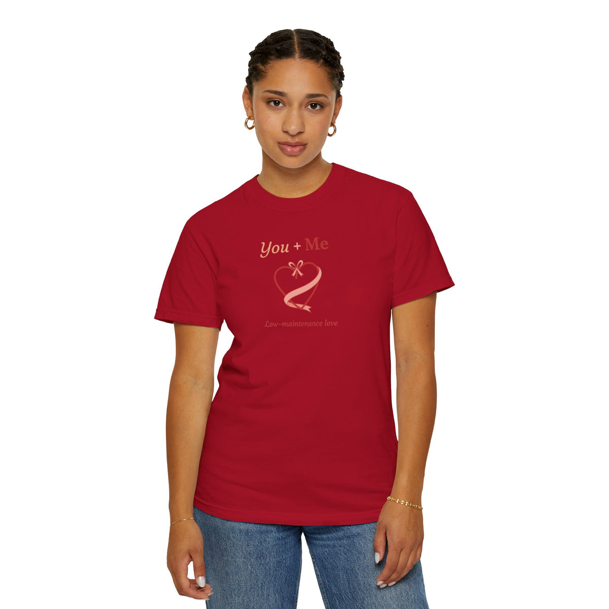 Unisex Garment-Dyed T-shirt, you And Me