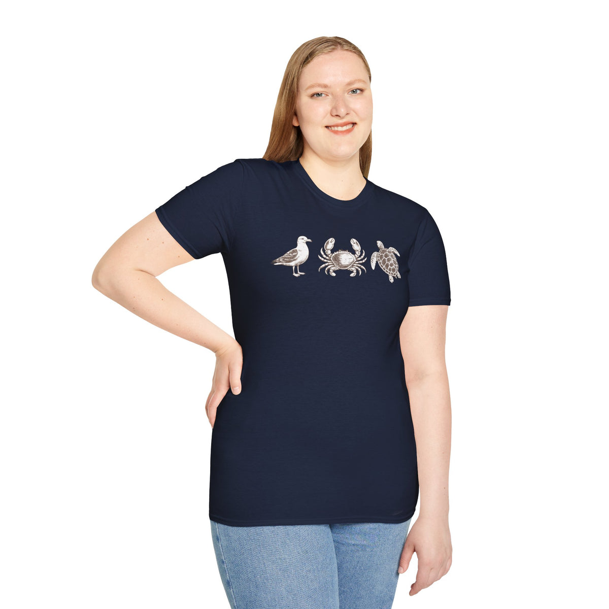 Unisex Softstyle T-Shirt, beach life