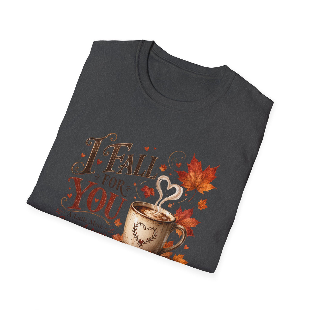 Unisex Softstyle T-Shirt,Cozy fall café / vintage shirt