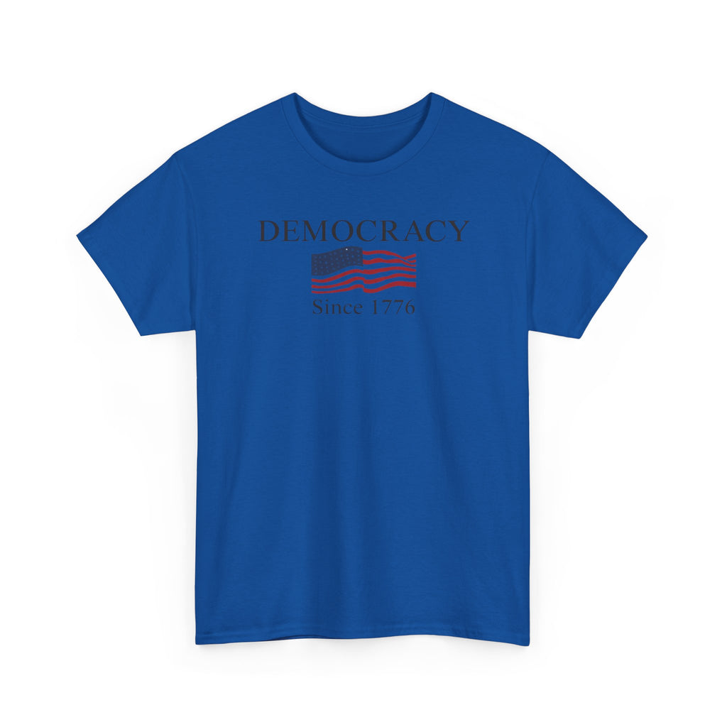 Unisex Heavy Cotton Tee, DEMOCRACY