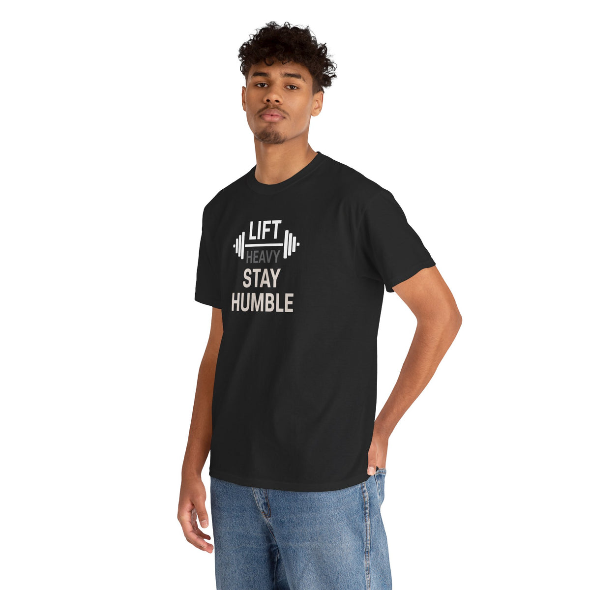 Unisex Heavy Cotton Tee, Gym quote