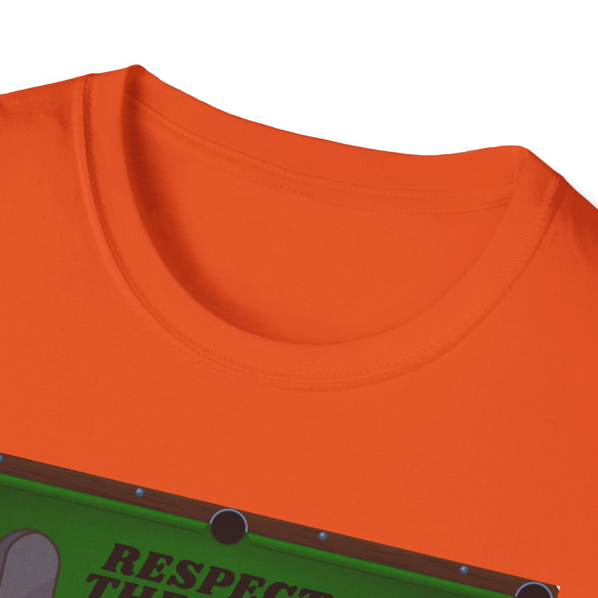 Unisex Softstyle T-Shirt, pool player
