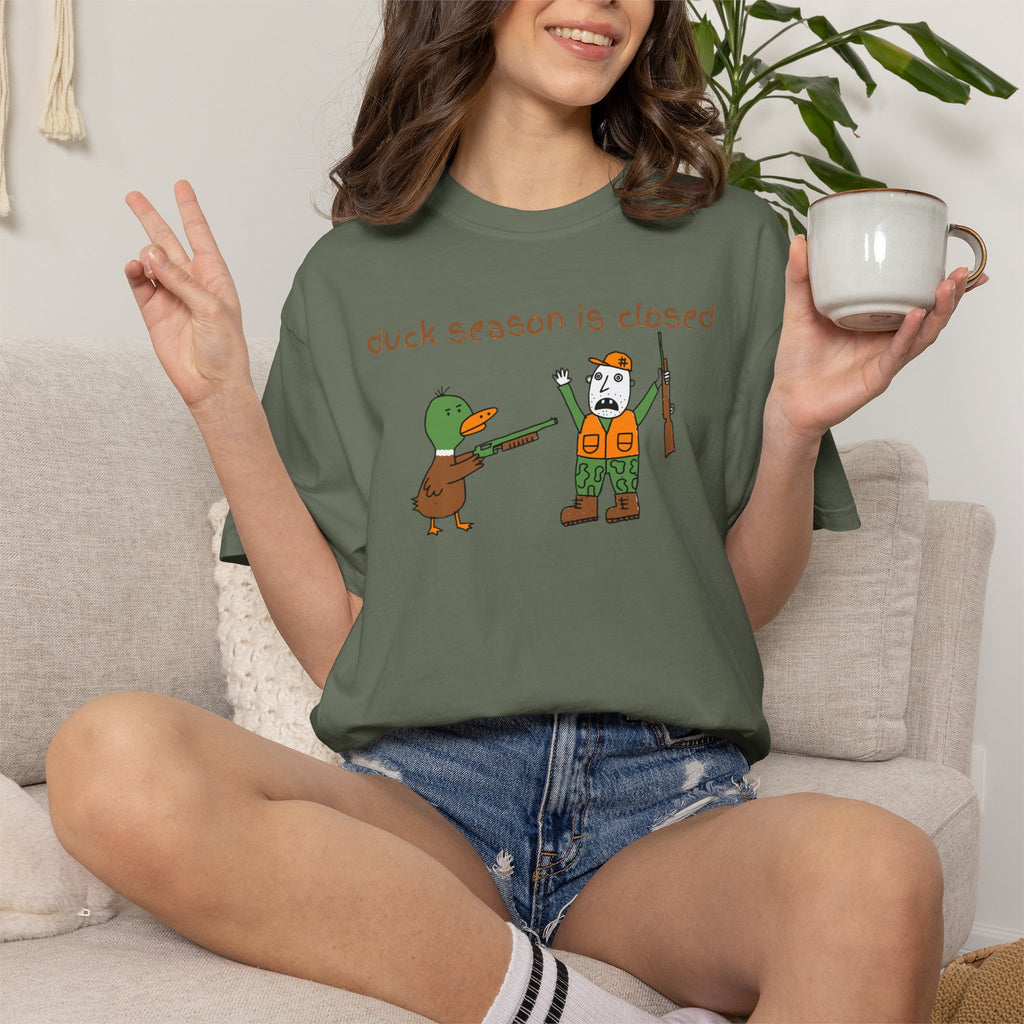 Unisex Garment-Dyed T-shirt duck hunting shirt