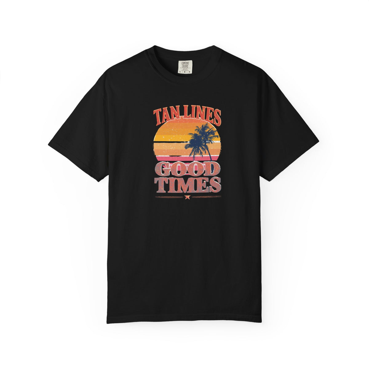 Unisex Garment-Dyed T-shirt, tan lines good times