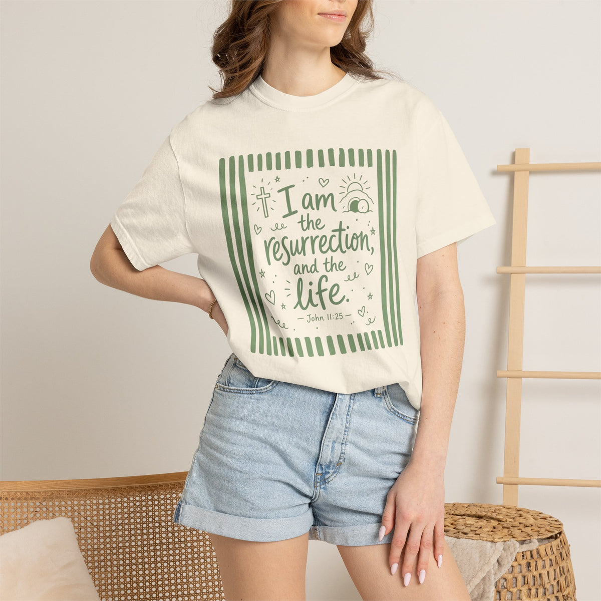 Unisex Garment-Dyed T-shirt Bible verse