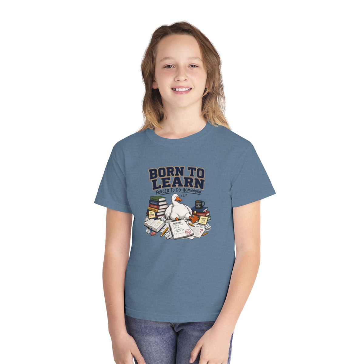 youth shirt ,born to learn shirt