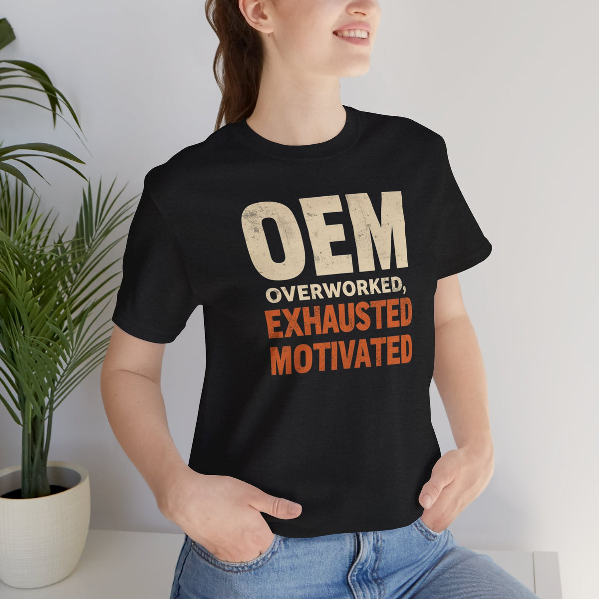 Unisex Jersey Short Sleeve Tee, OEM