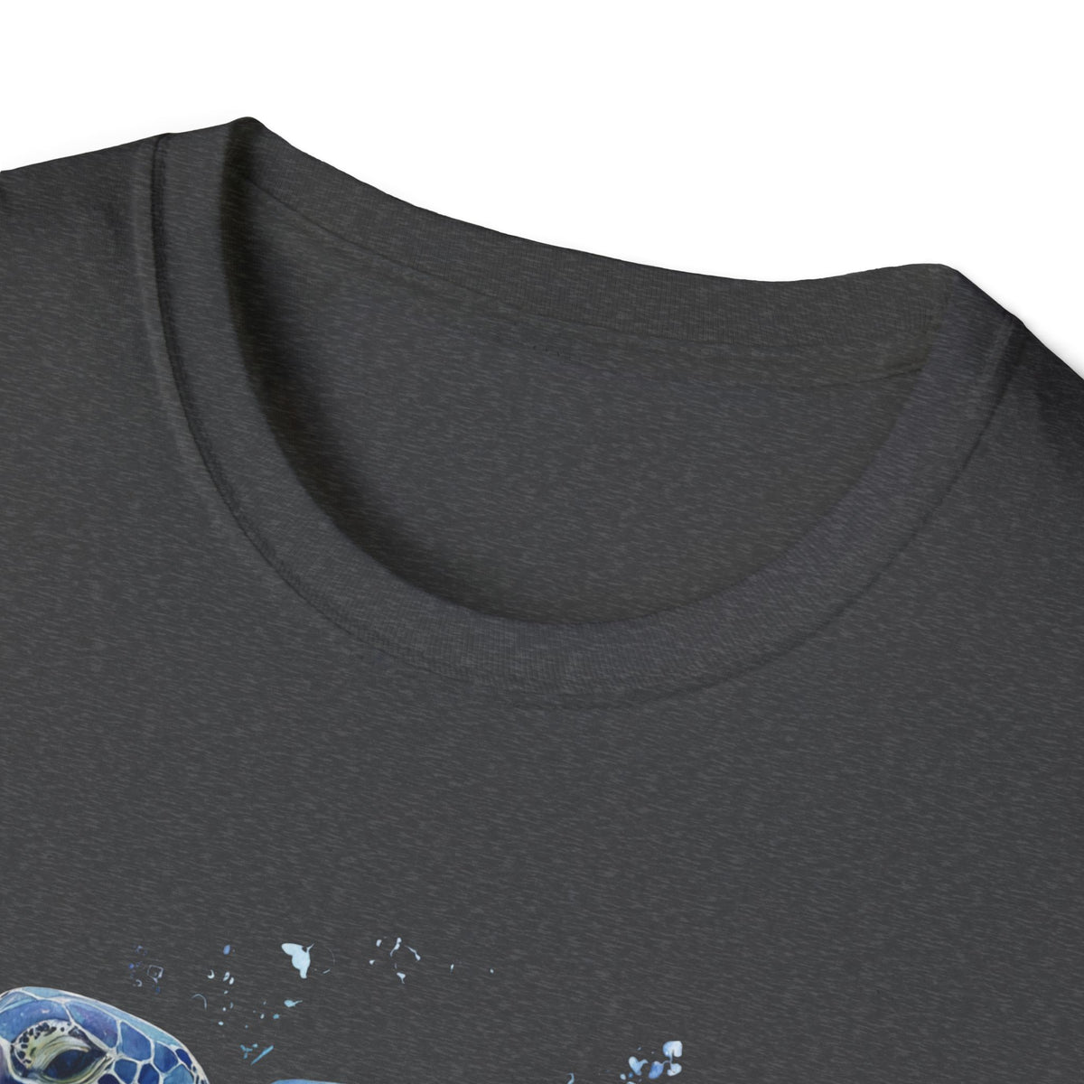 Unisex Softstyle ,T-Shirt Water Color Sea Turtle