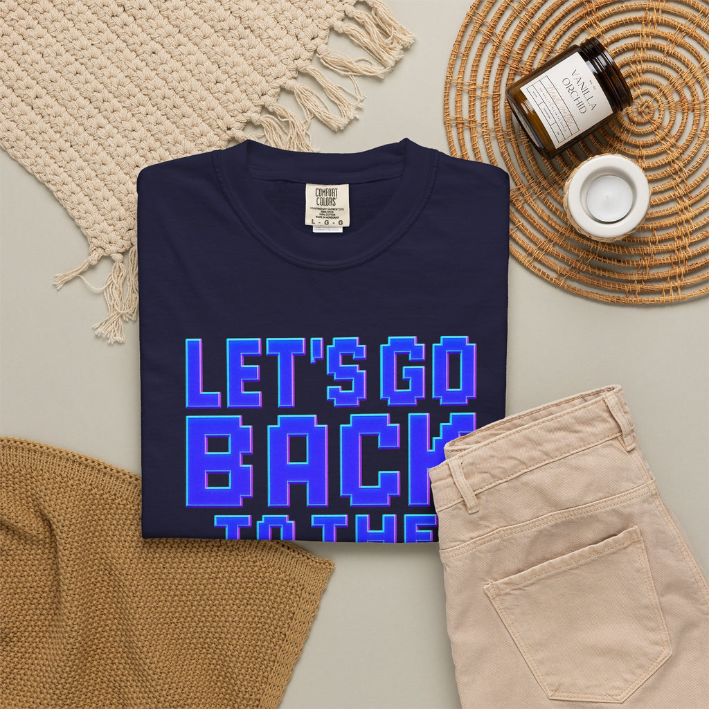 Unisex Garment-Dyed T-shirt, 80's vibe shirt