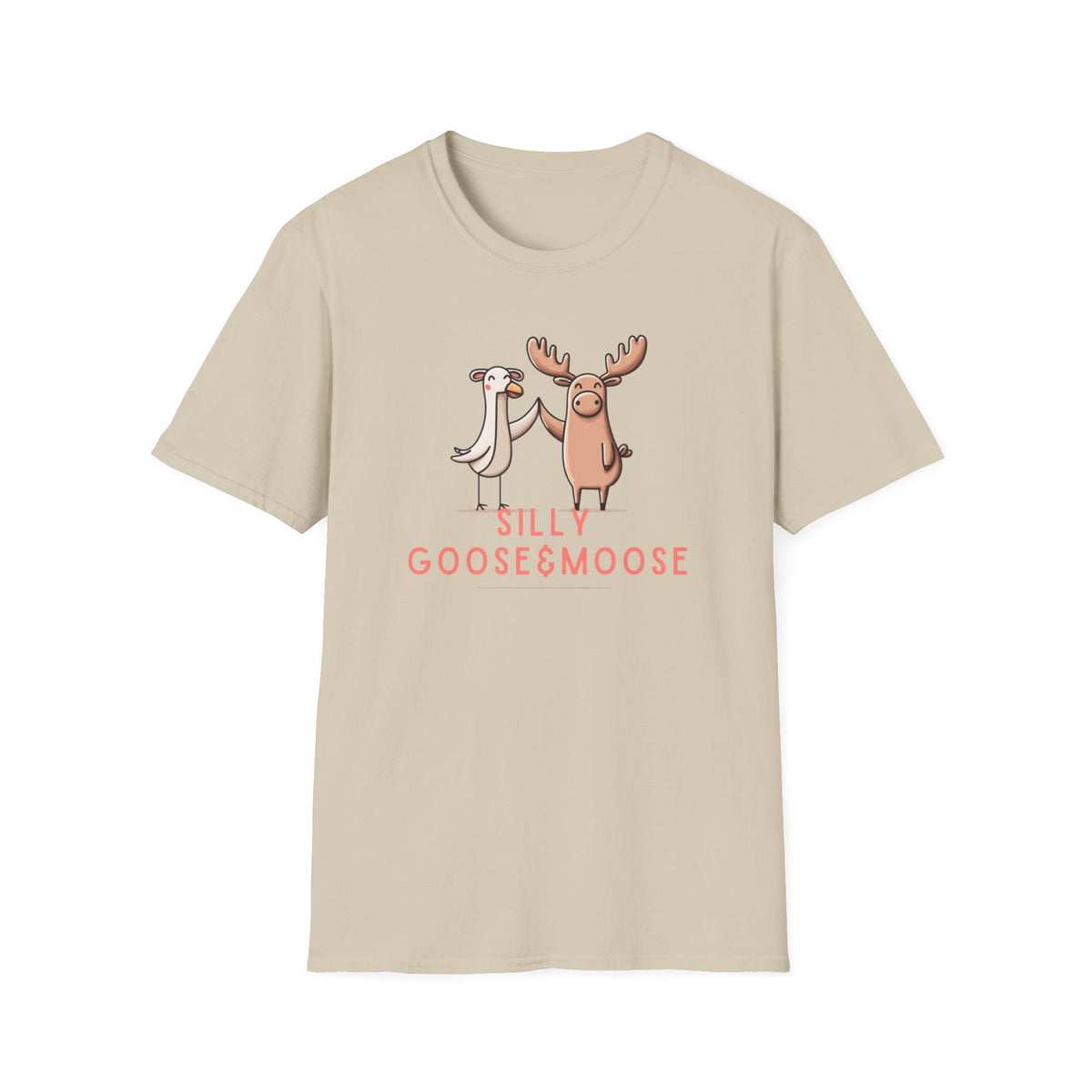 Stay Silly Goosey Moosey Shirt Cute Funny Minimal Animal Pun Tee Positive Humor