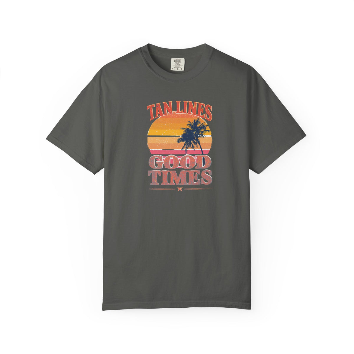 Unisex Garment-Dyed T-shirt, tan lines good times