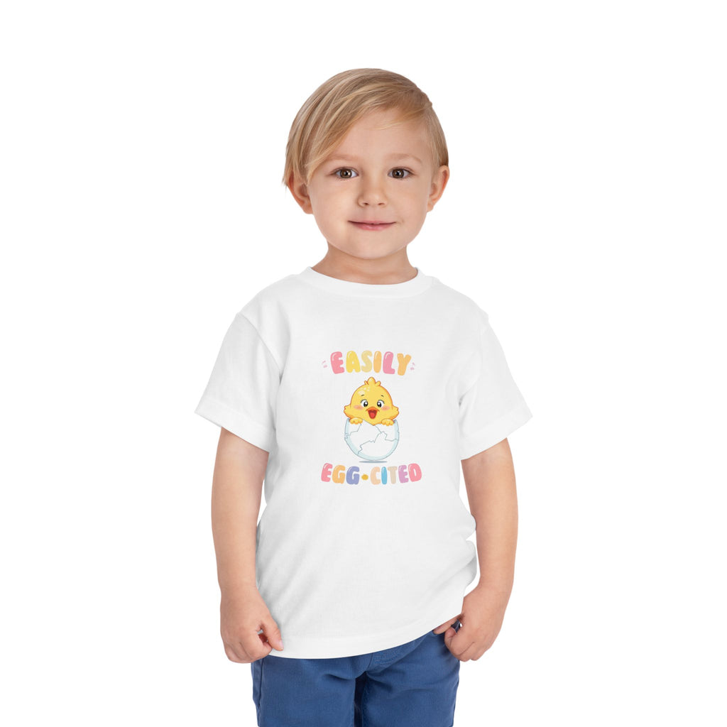 Toddler Short Sleeve Tee,easter chick shirt, egg pun shirt, funny easter shirt, cute chick tee
