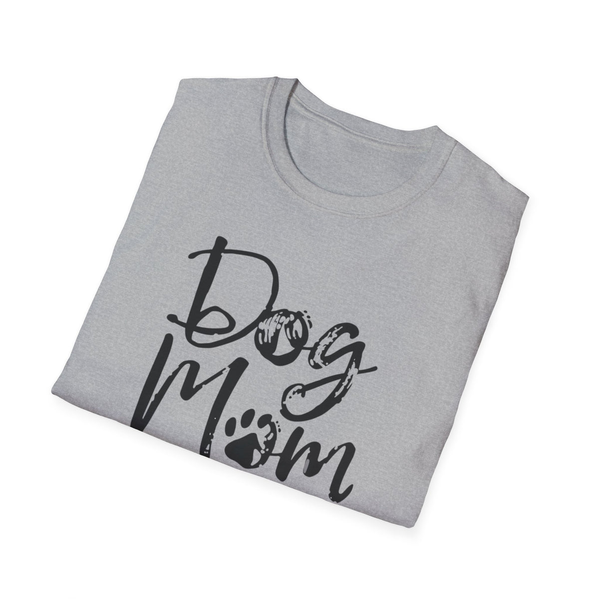 Unisex Softstyle T-Shirt, Dog Mom Shirt, Cute Dog Lover Tee, Gift for Dog Mom