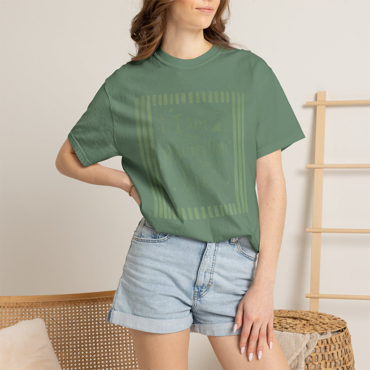 Unisex Garment-Dyed T-shirt Bible verse