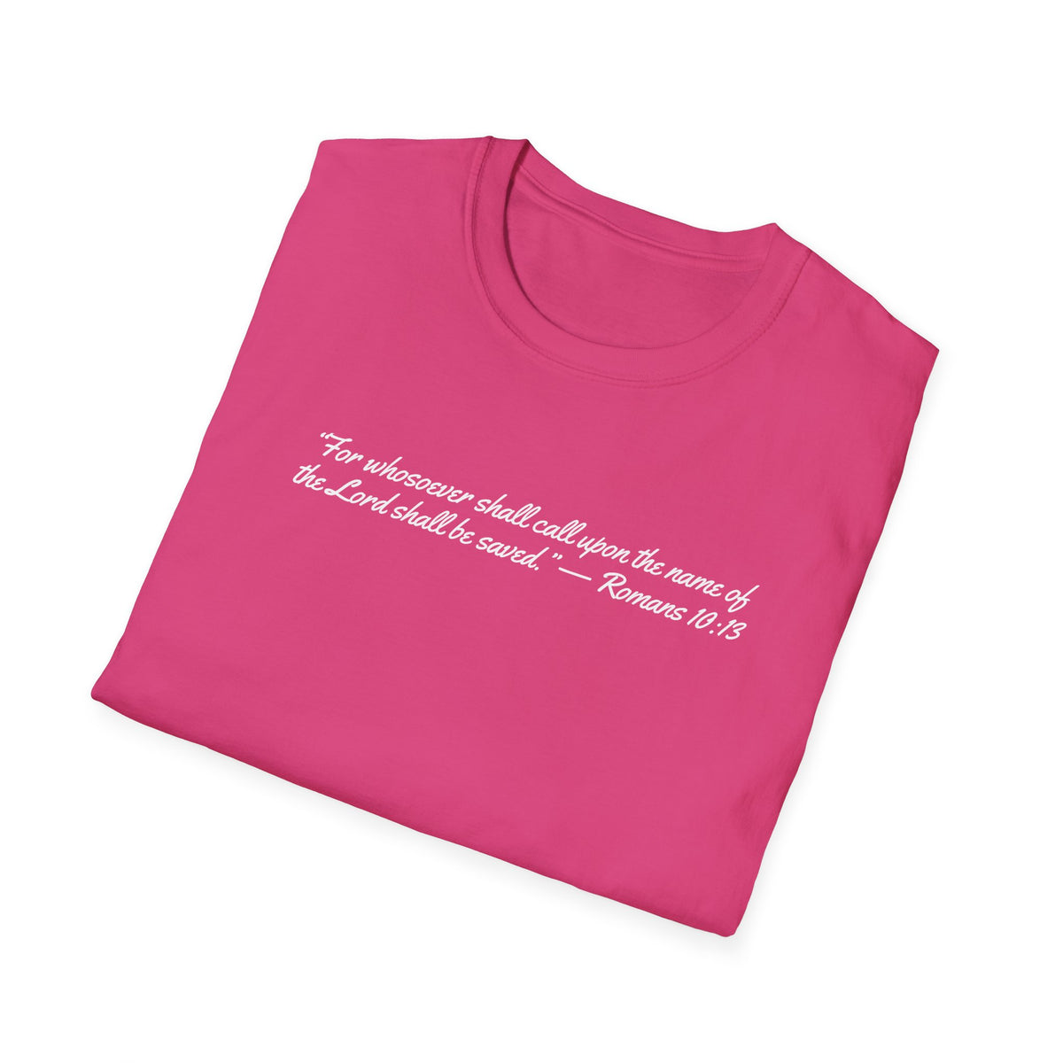 Unisex Softstyle T-Shirt, Bible Verse