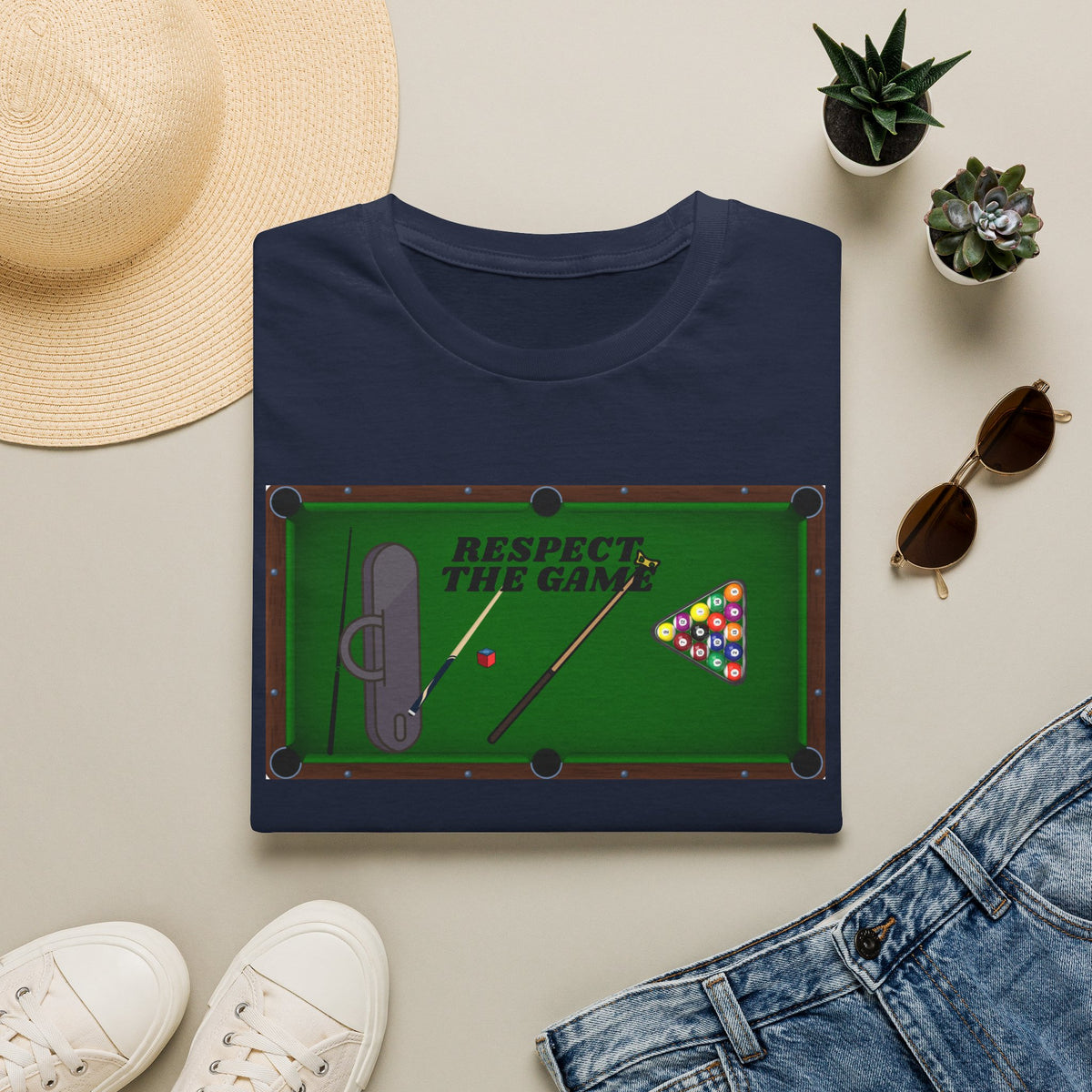 Unisex Softstyle T-Shirt, pool player