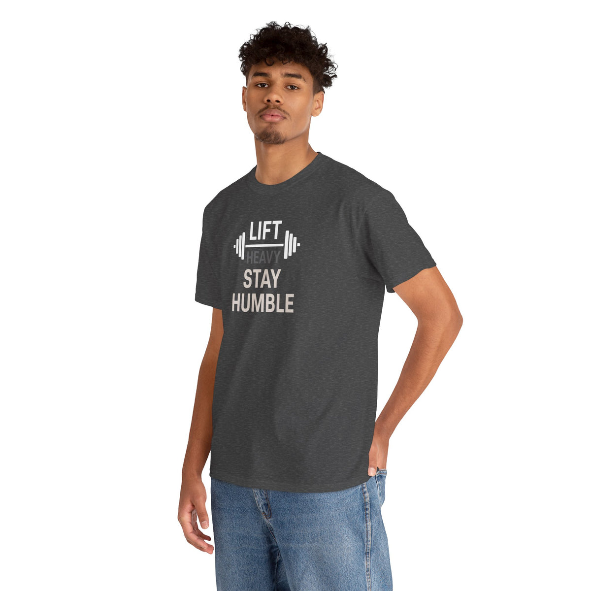 Unisex Heavy Cotton Tee, Gym quote