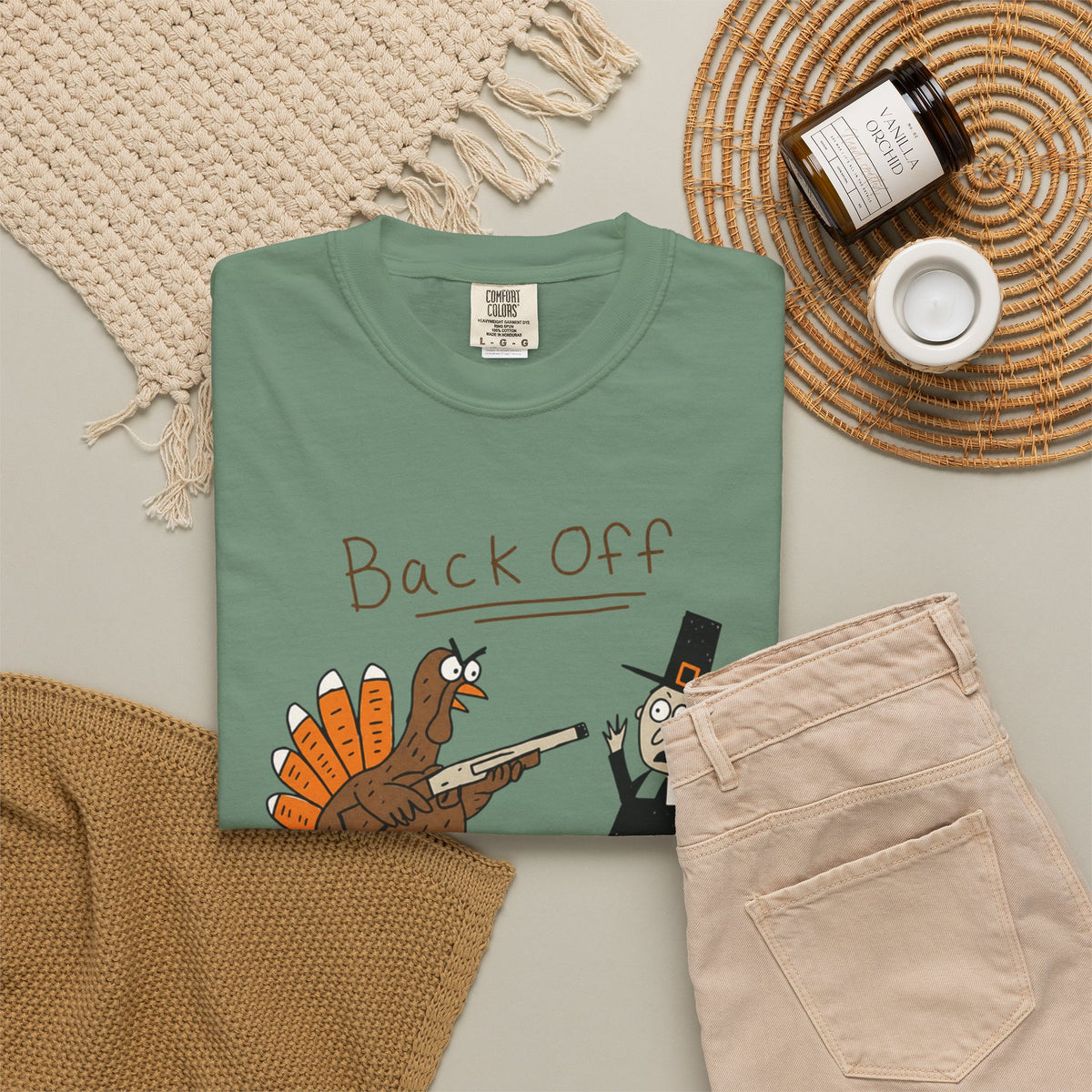 Unisex Garment-Dyed T-shirt, thanks giving shirt