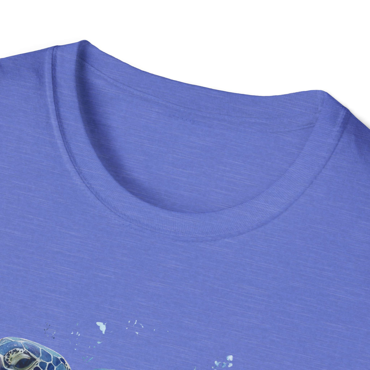 Unisex Softstyle ,T-Shirt Water Color Sea Turtle