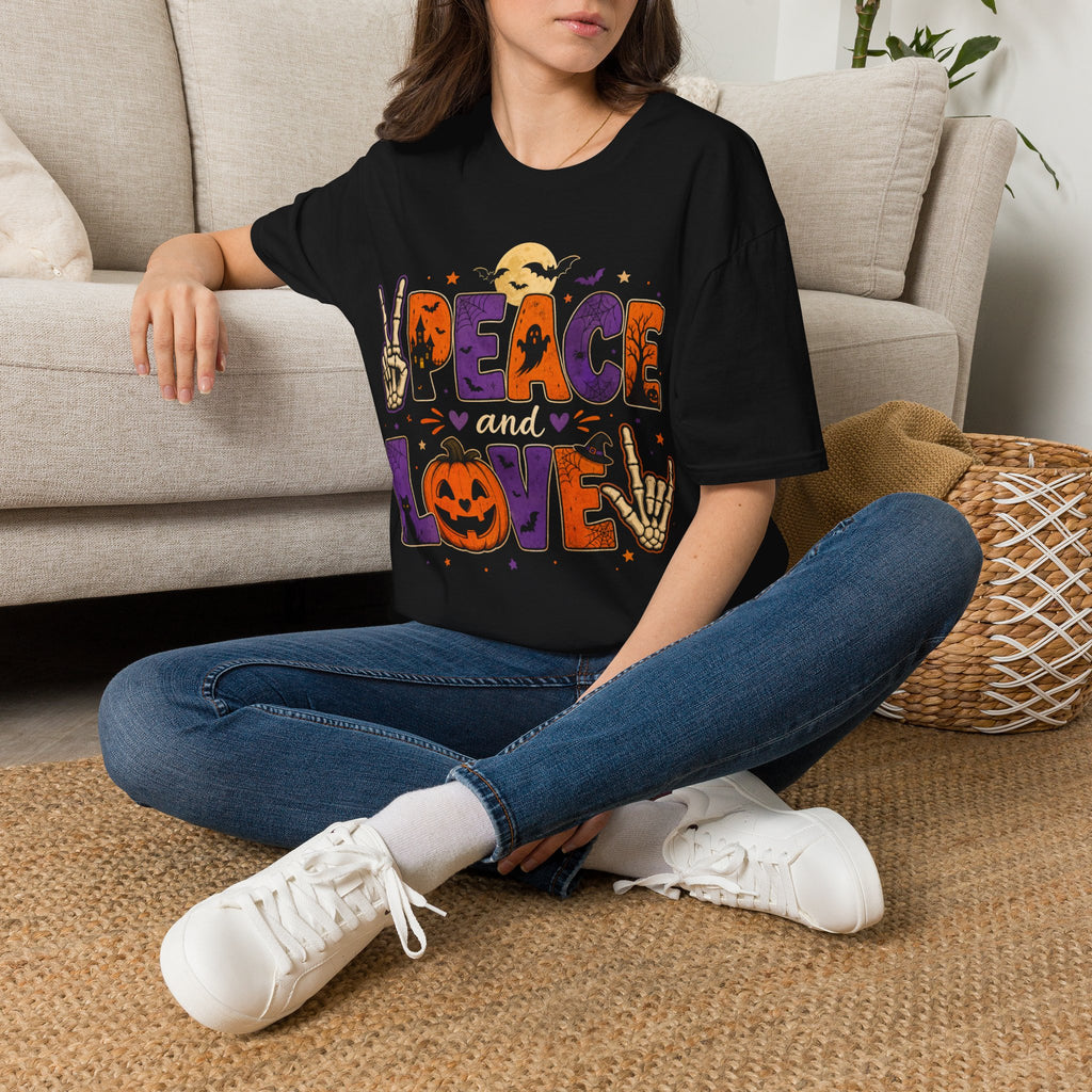 Unisex Softstyle T-Shirt, peace and love shirt