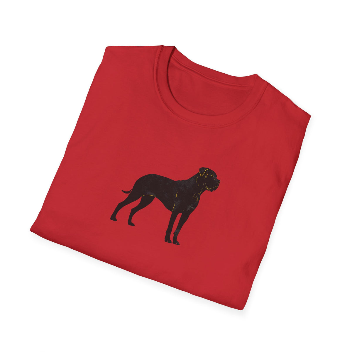 Unisex Softstyle T-Shirt, Portrait  of Dog