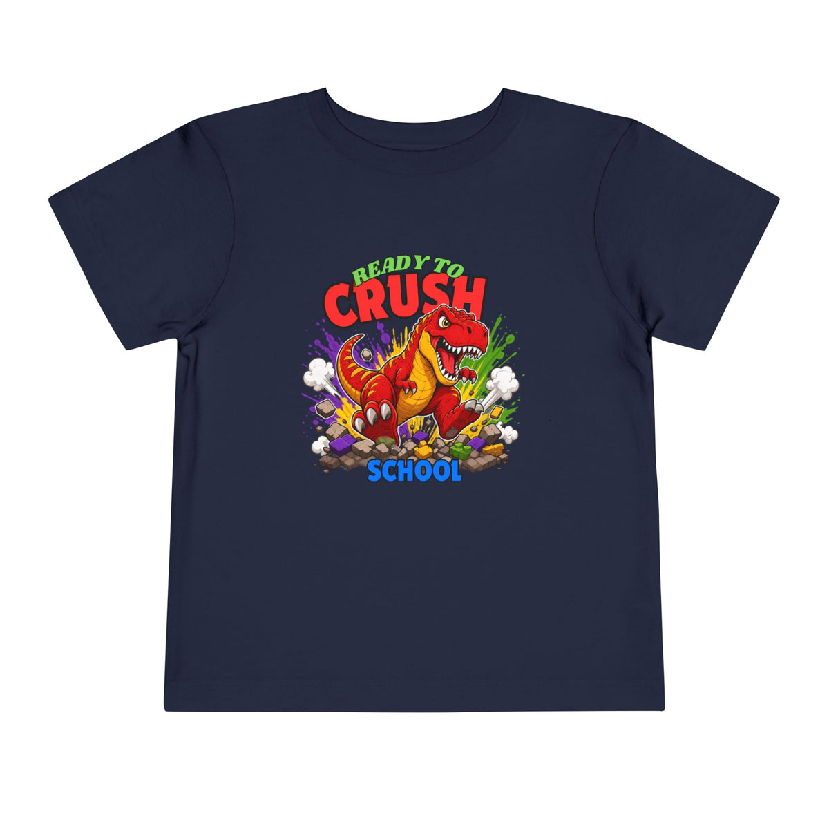 Toddler Short Sleeve Tee, t-rex