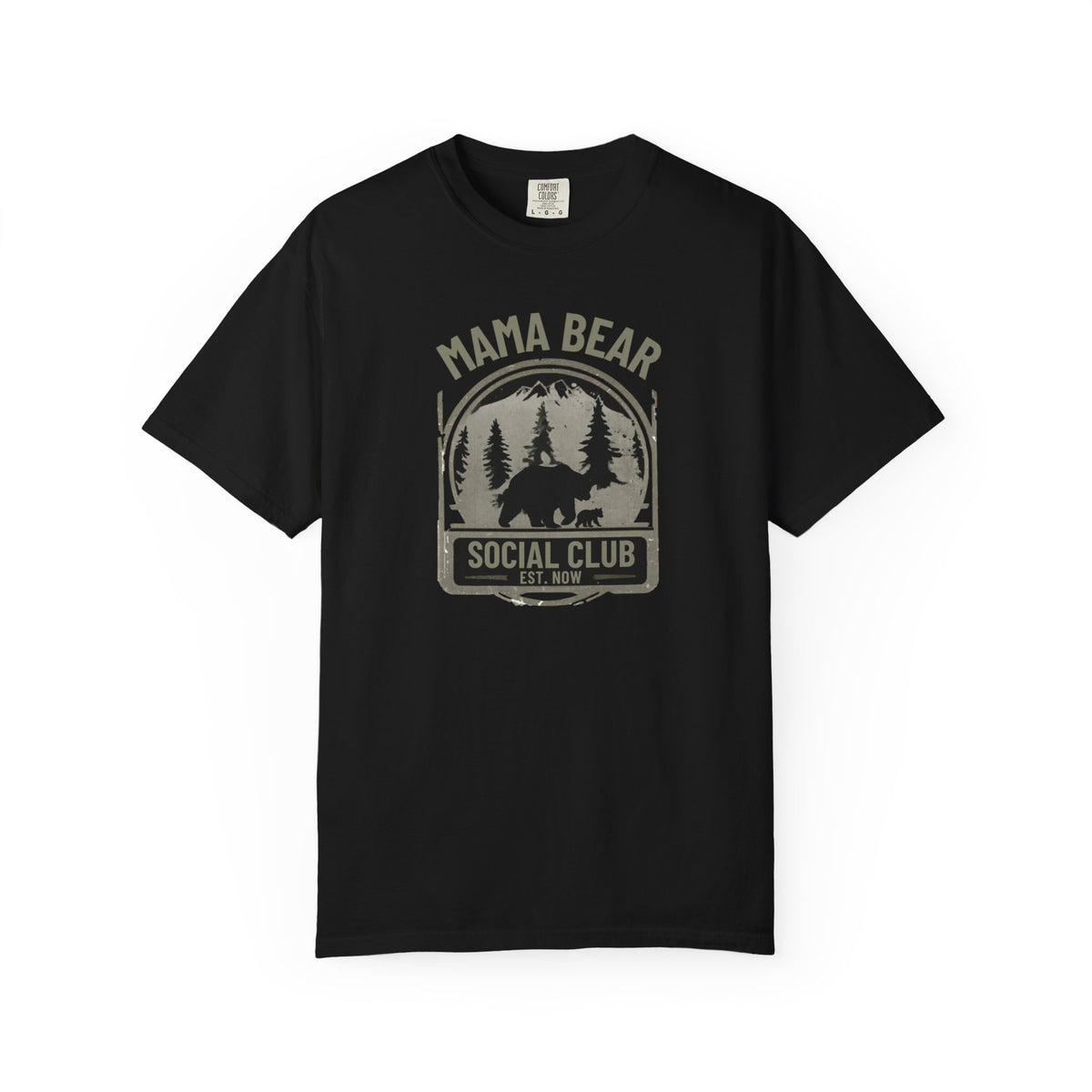 Unisex Garment-Dyed T-shirt, mama bear social club