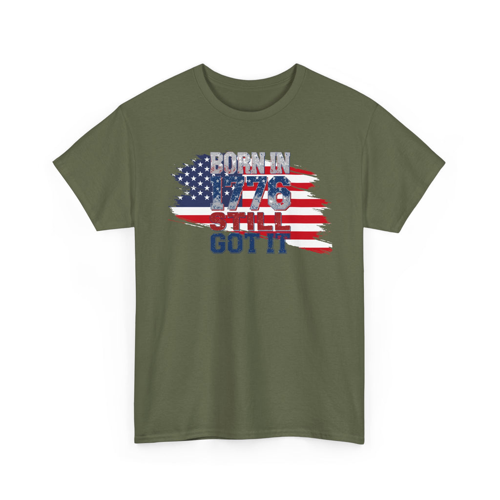 Unisex Heavy Cotton Tee, born 1776