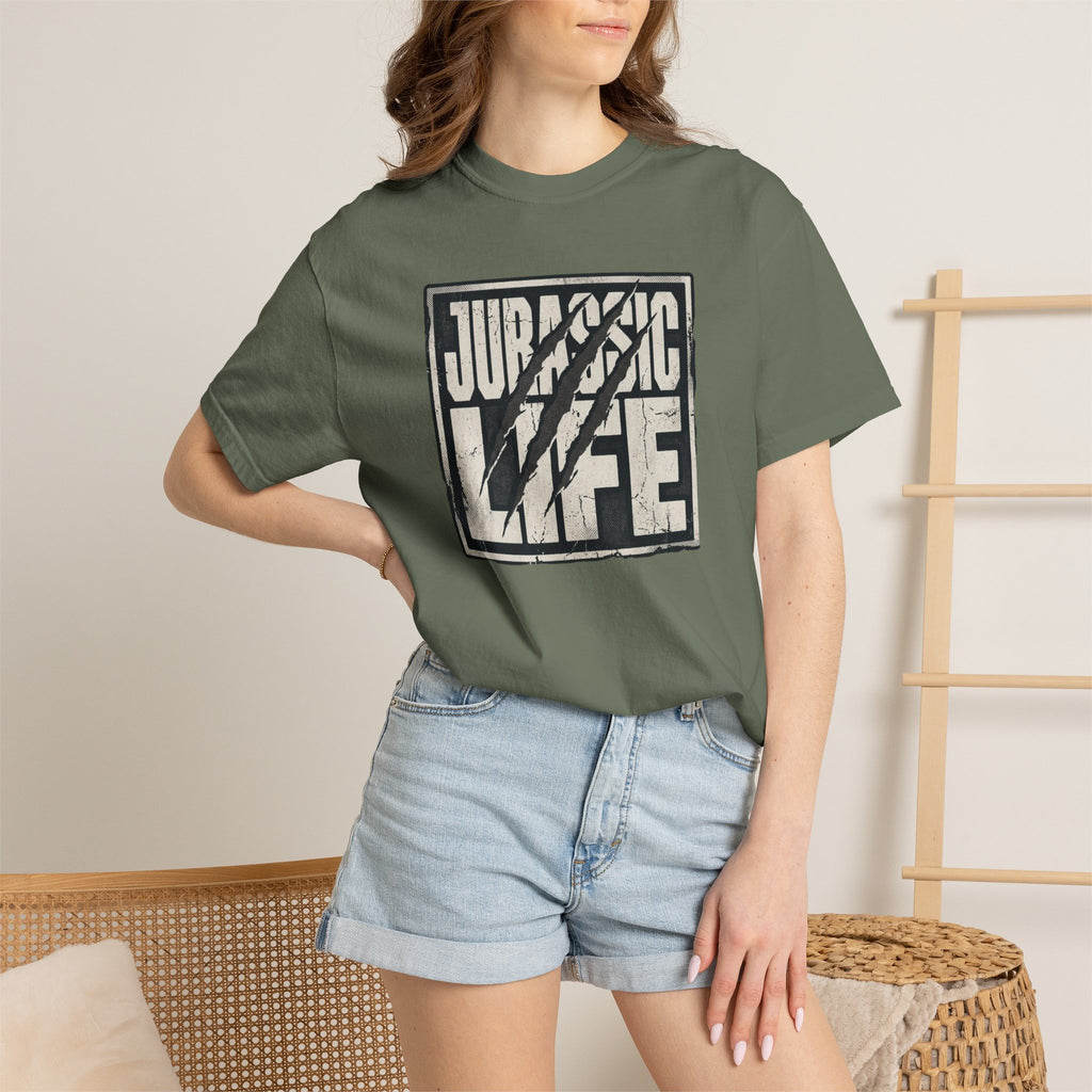 Unisex Garment-Dyed T-shirt, Jurassic life