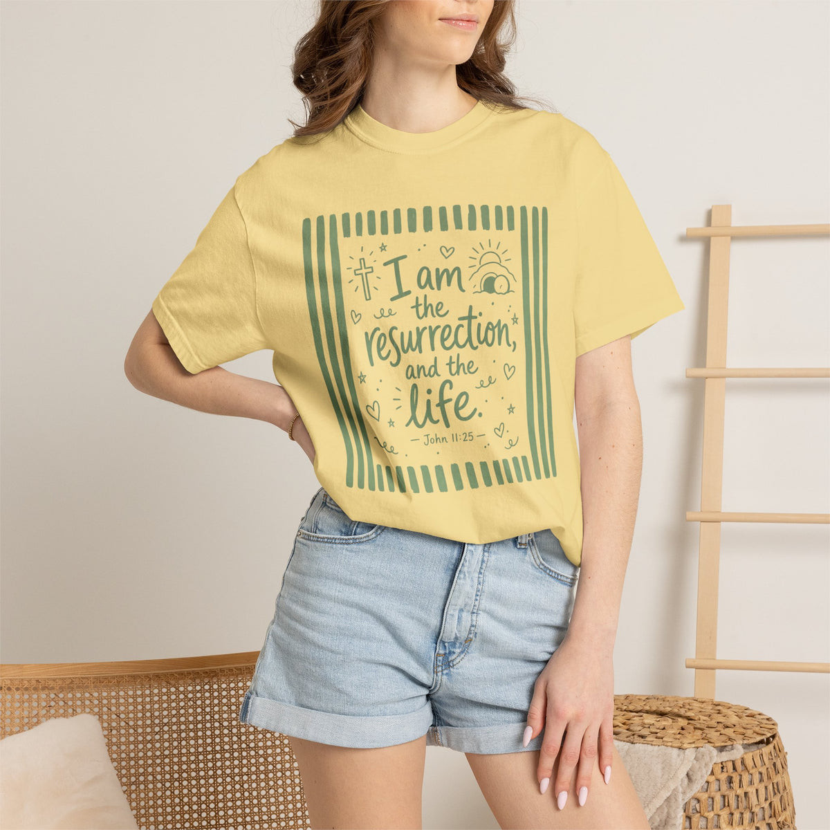 Unisex Garment-Dyed T-shirt Bible verse
