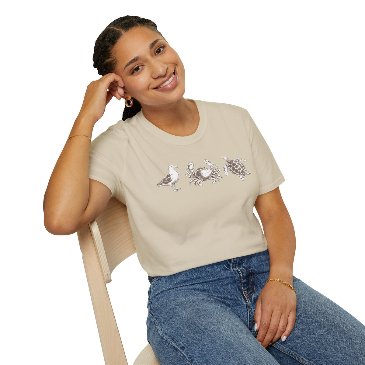Unisex Softstyle T-Shirt, beach life