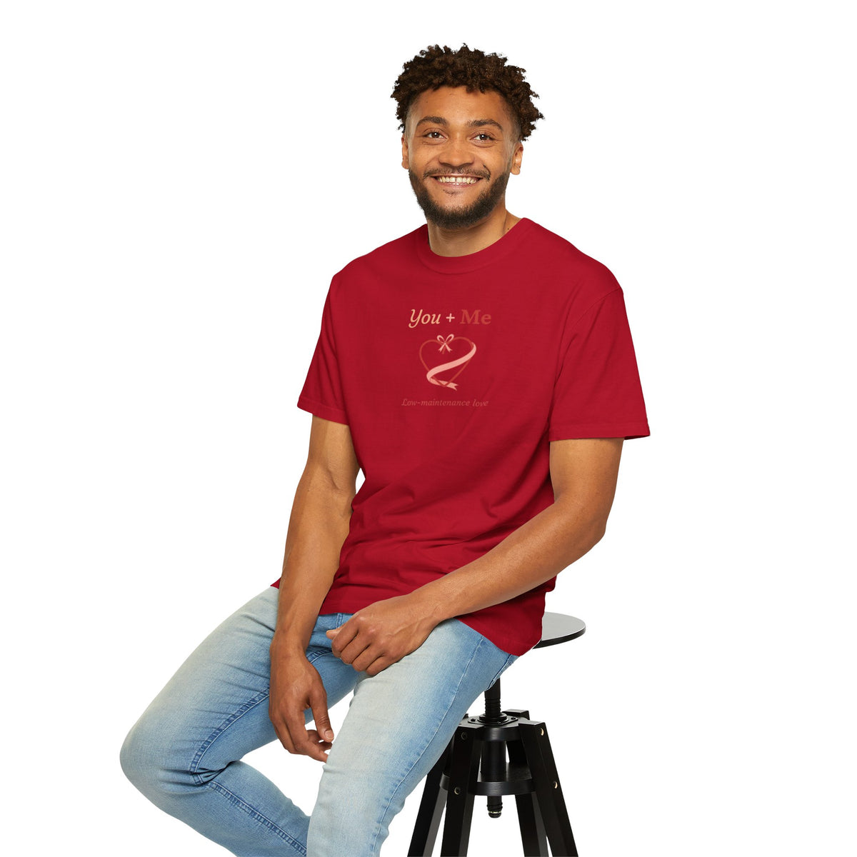 Unisex Garment-Dyed T-shirt, you And Me