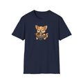Unisex Softstyle T-Shirt, ramen eating dog