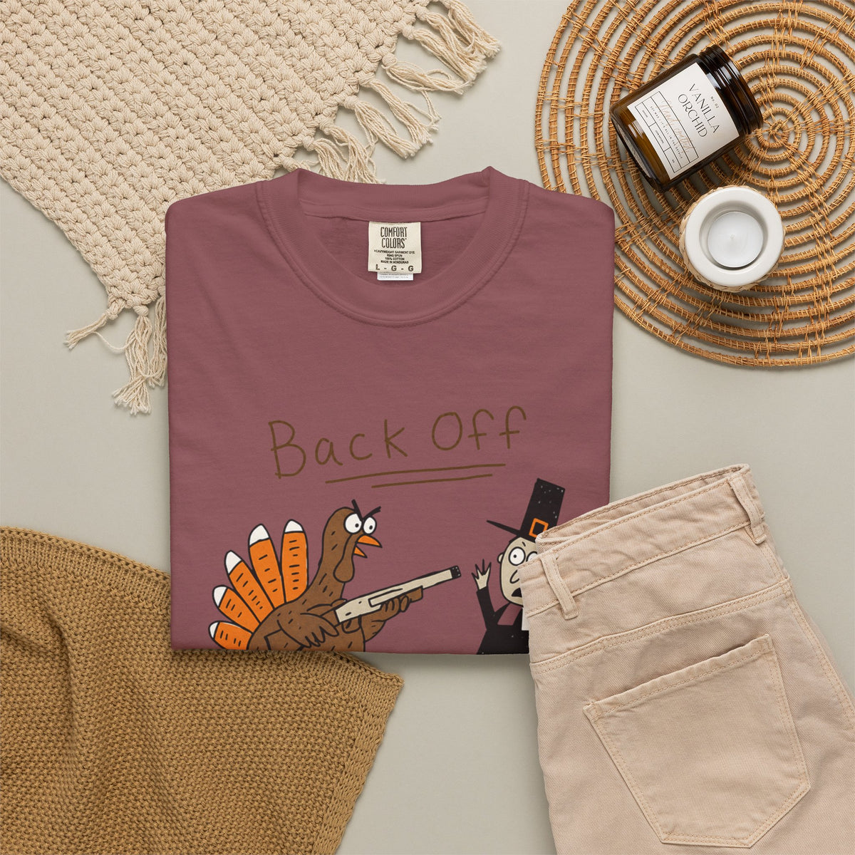 Unisex Garment-Dyed T-shirt, thanks giving shirt