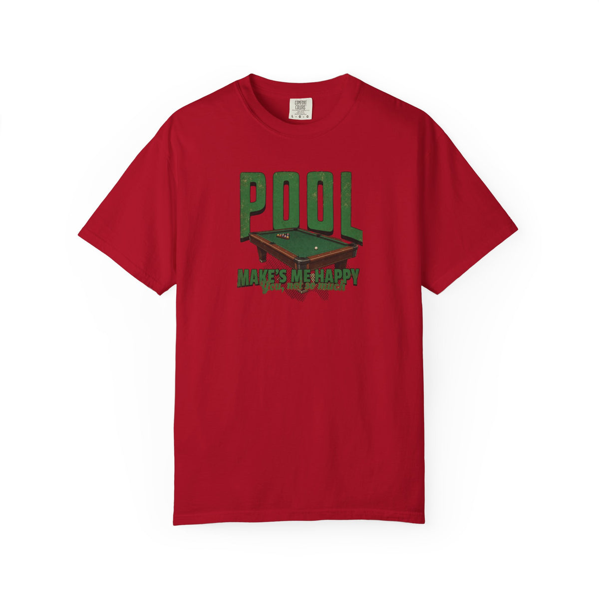 Unisex Garment-Dyed T-shirt, pool players shirt