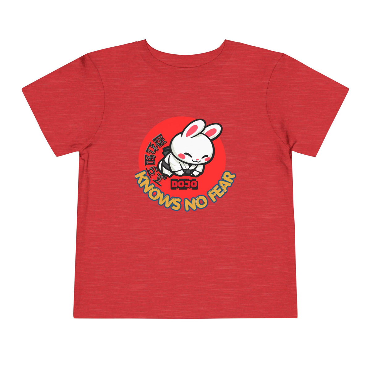 Toddler Short Sleeve Tee, cute bunny Dojo