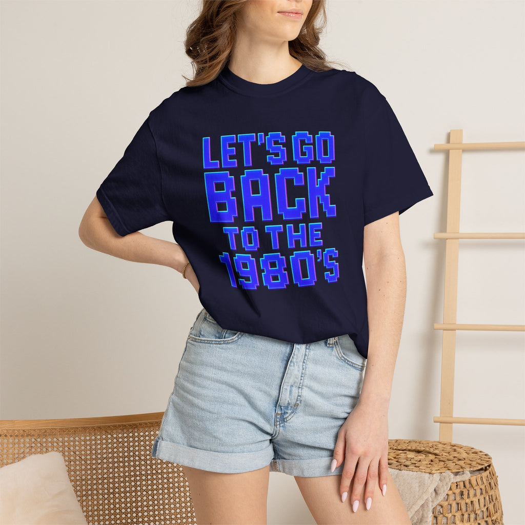 Unisex Garment-Dyed T-shirt, 80's vibe shirt