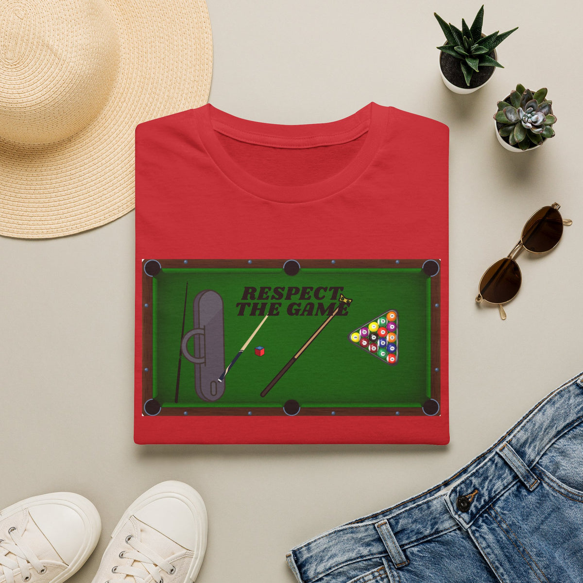 Unisex Softstyle T-Shirt, pool player